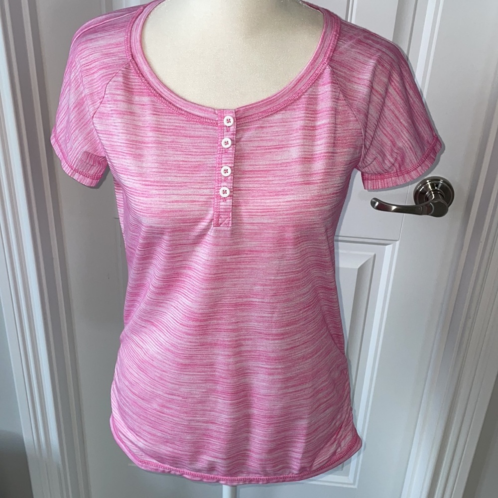 T by Talbot pink athleisure top